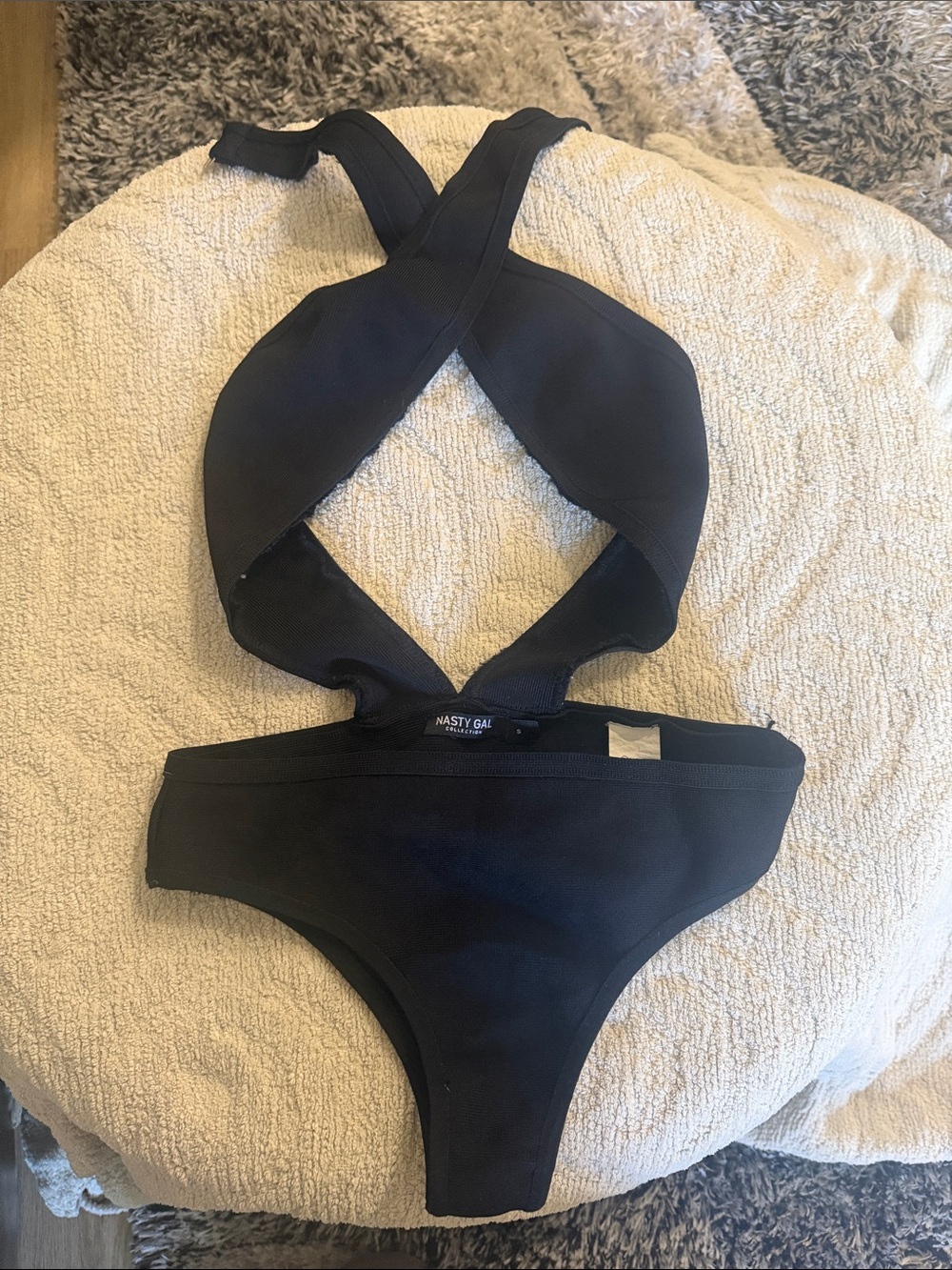 Nasty Gal Halter Swimsuit